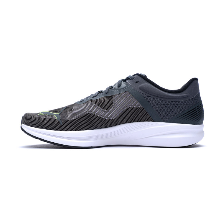 Running shoes Puma Redeem Profoam Shadow Gray-Black-Fizzy Lime - Fútbol ...