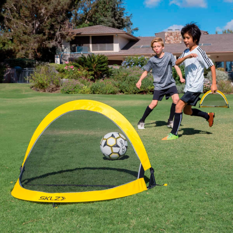 SKLZ Porteria Playmaker Soccer Goal Set YellowBlack Fútbol Emotion