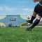 Red Goalshot (7,32 M X 2,44 M) - Official Size Goal Grey-Yellow