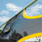 Red Goalshot (7,32 M X 2,44 M) - Official Size Goal Grey-Yellow