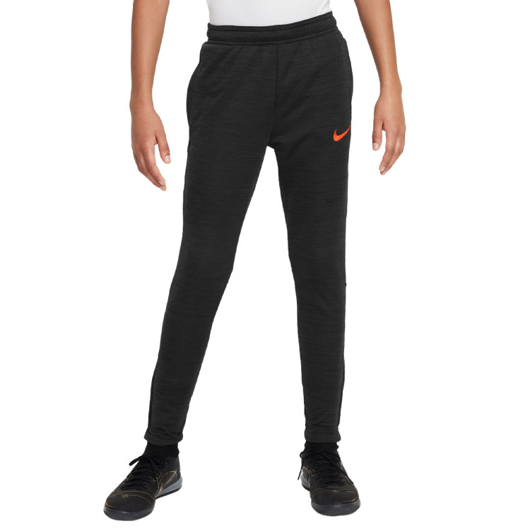 Trousers Nike Dri-Fit Academy Niño Black-Bright Crimson Fútbol