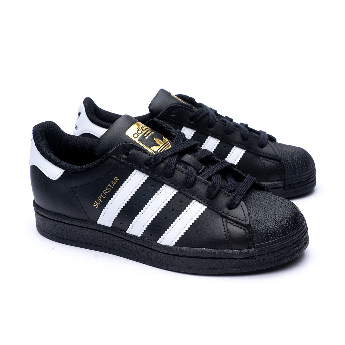 Tenis adidas Superstar Niño Black-White - Fútbol