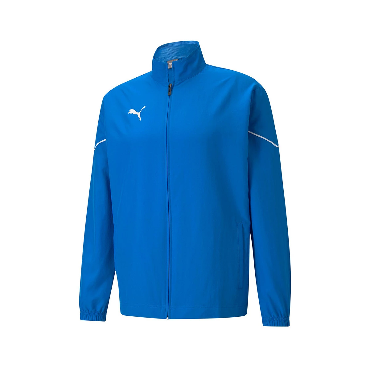 Jacket Puma teamRISE Electric Blue Lemonade-Black Fútbol Emotion