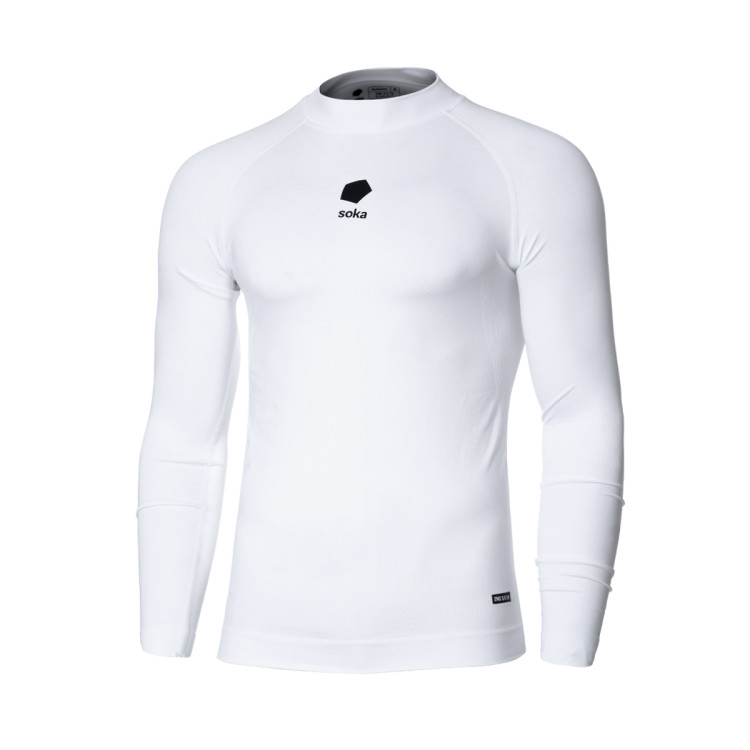 Camiseta Soka Térmica Soul m/l Ice White Fútbol Emotion