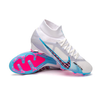 Air Zoom Mercurial Superfly 9 Pro FG Bijelo-Baltičko Plavo-Ružičasto Blast