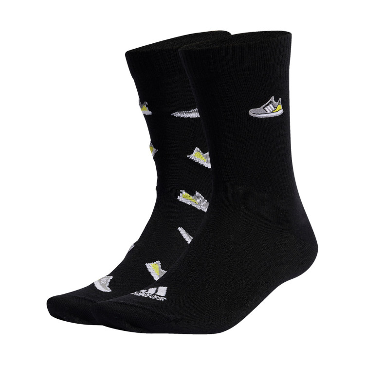 Socken adidas Run X Ultraboost Shoe Love Graphic Schwarz WeiB Futbol Emotion