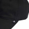 Gorra Baseball 3 Bandas Black-Black-White