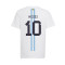 Camiseta Messi 10 Graphic Niño White
