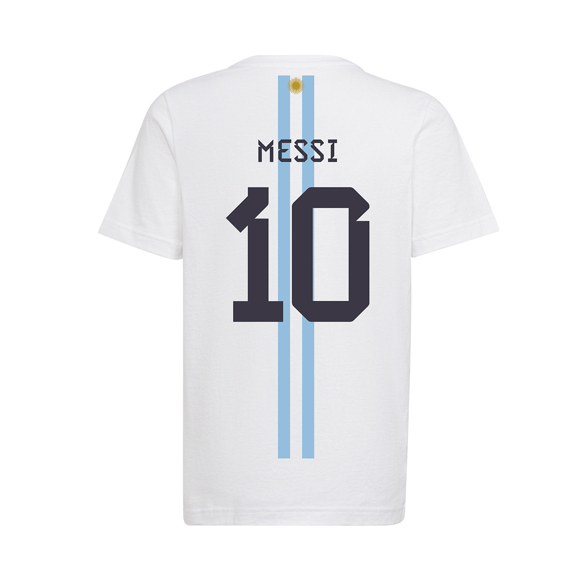 Precaución ecuador Pendiente Playera adidas Messi 10 Graphic Niño White - Fútbol Emotion