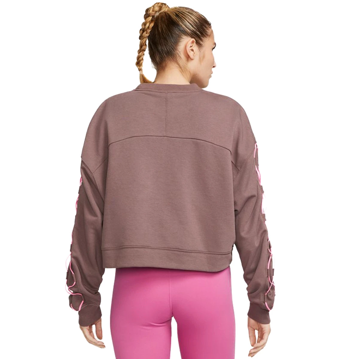 Sweatshirt Nike Women Dri Fit Get Fit Plum Eclipse Pink Glow Futbol Emotion
