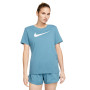 Women Dri-Fit Swoosh Noise Aqua-White