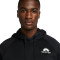 Sudadera Therma-Fit Fleece Fitness Hoodie Black-Summit White
