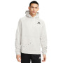 Therma-Fit Fleece Fitness Hoodie Svijetlo željezo-vrh bijelo-crno