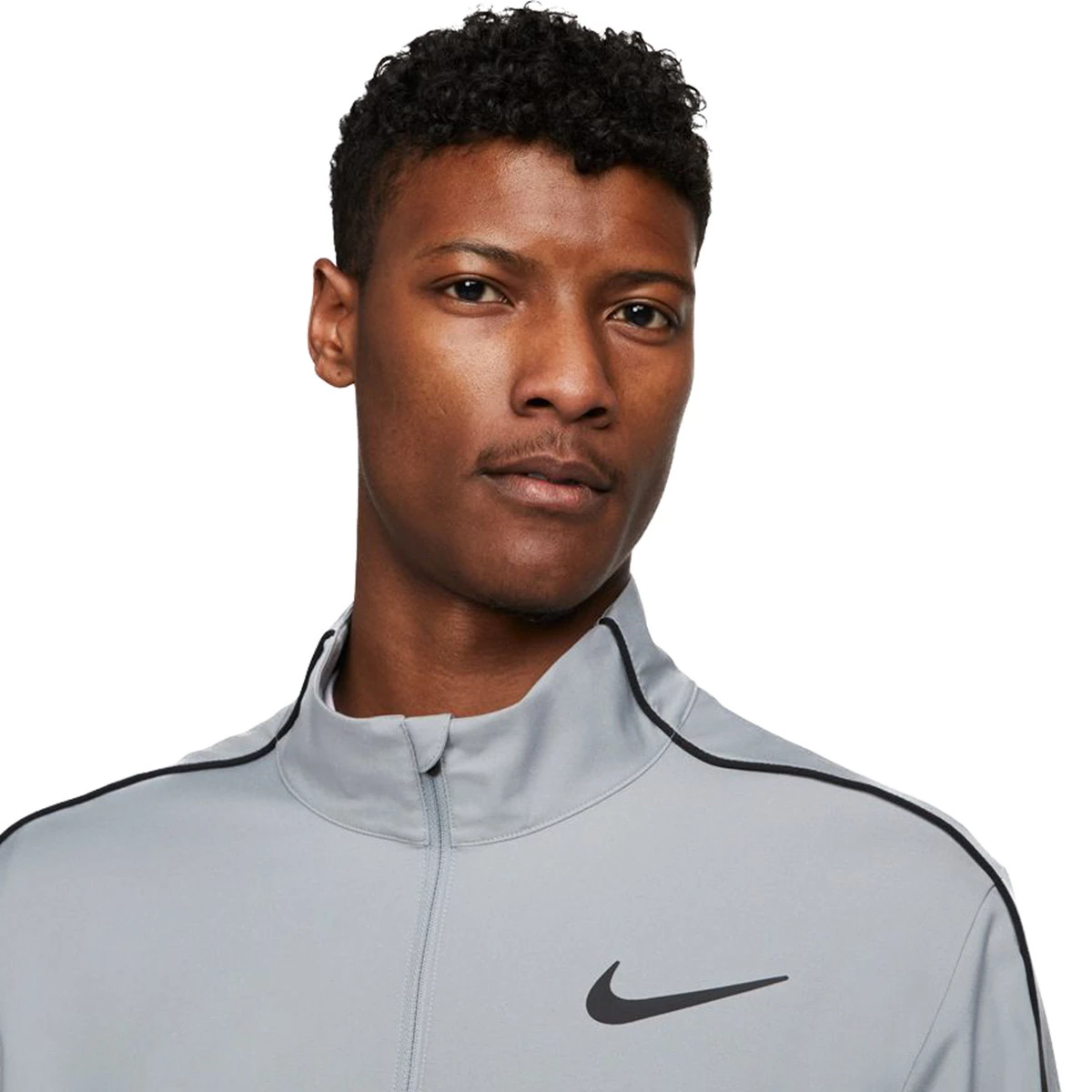 Jacket Nike Dri Fit Team Woven Particle Grey Black Futbol Emotion