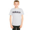 Camiseta Essentials Linear Niño White-Black