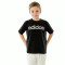 Camiseta Essentials Linear Niño Black-White
