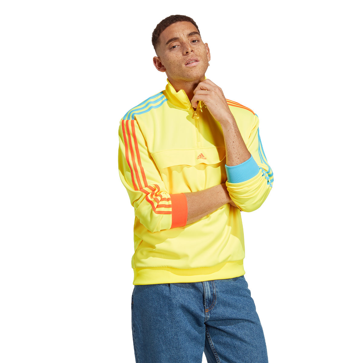 Sudadera adidas Sportwear Kidcore Half Yellow - Fútbol Emotion