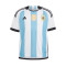Camiseta Argentina Primera Equipación 3 Estrellas Niño White