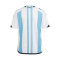 Camiseta Argentina Primera Equipación 3 Estrellas Niño White