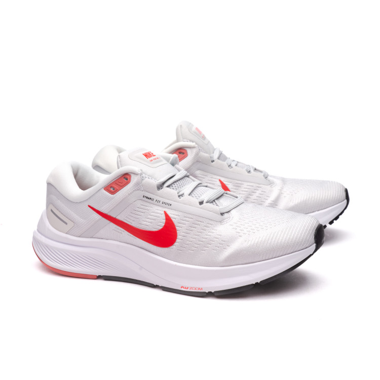 Running shoes Nike Air Zoom Structure 24 Photon Dust Lite Crimson Platinum Tint Black Futbol Emotion