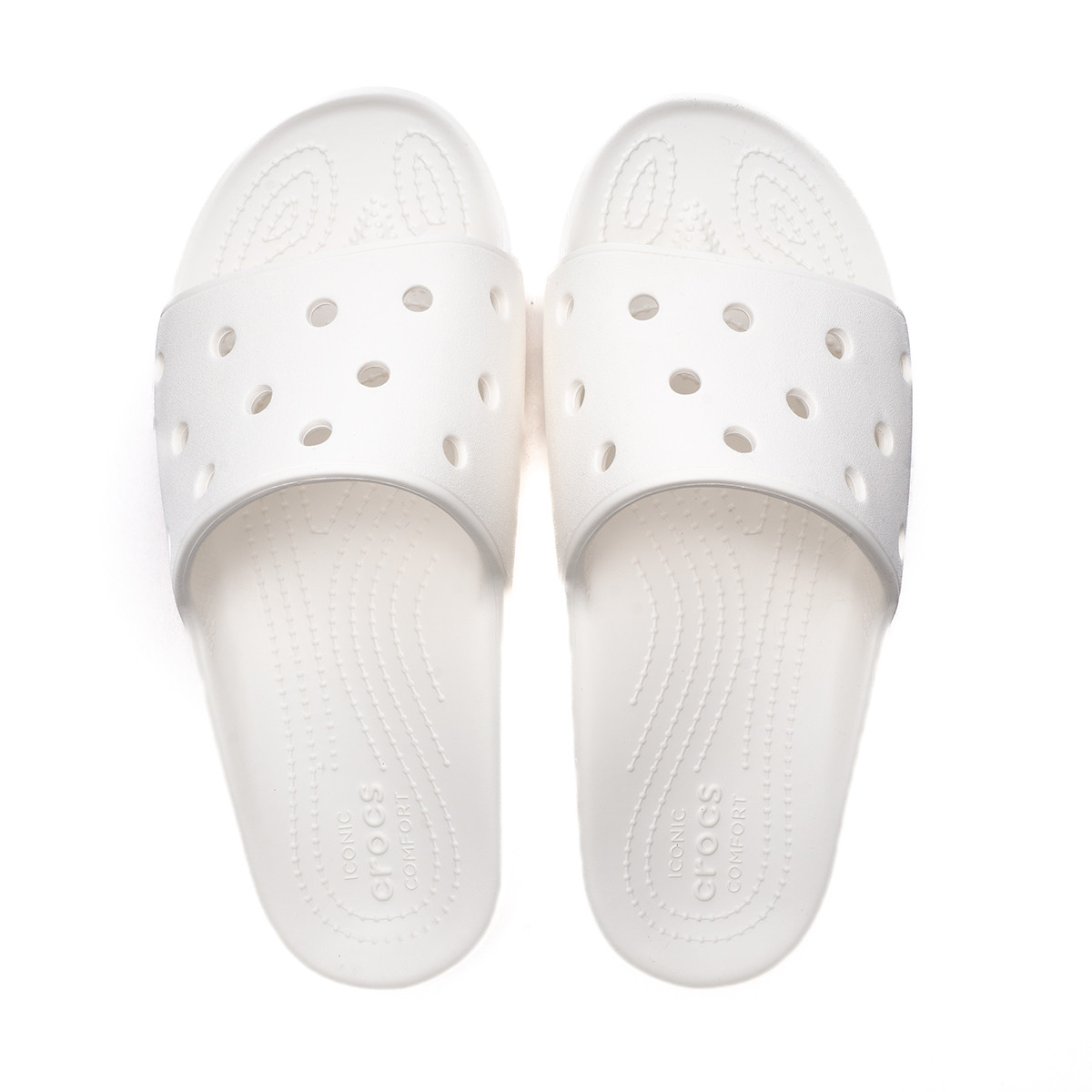 Flip-flops Crocs Classic Crocs Slide White - Fútbol Emotion