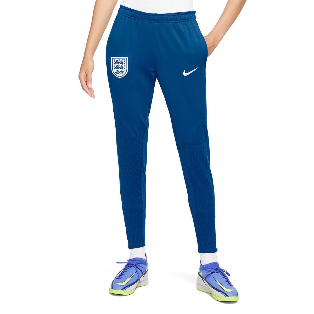 Trousers Nike Women England Training Women s World Cup 2023 Gym Blue White Futbol Emotion
