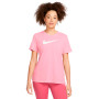 Dri-Fit Swoosh Mulher-Coral chalk-Pure-Heather-White