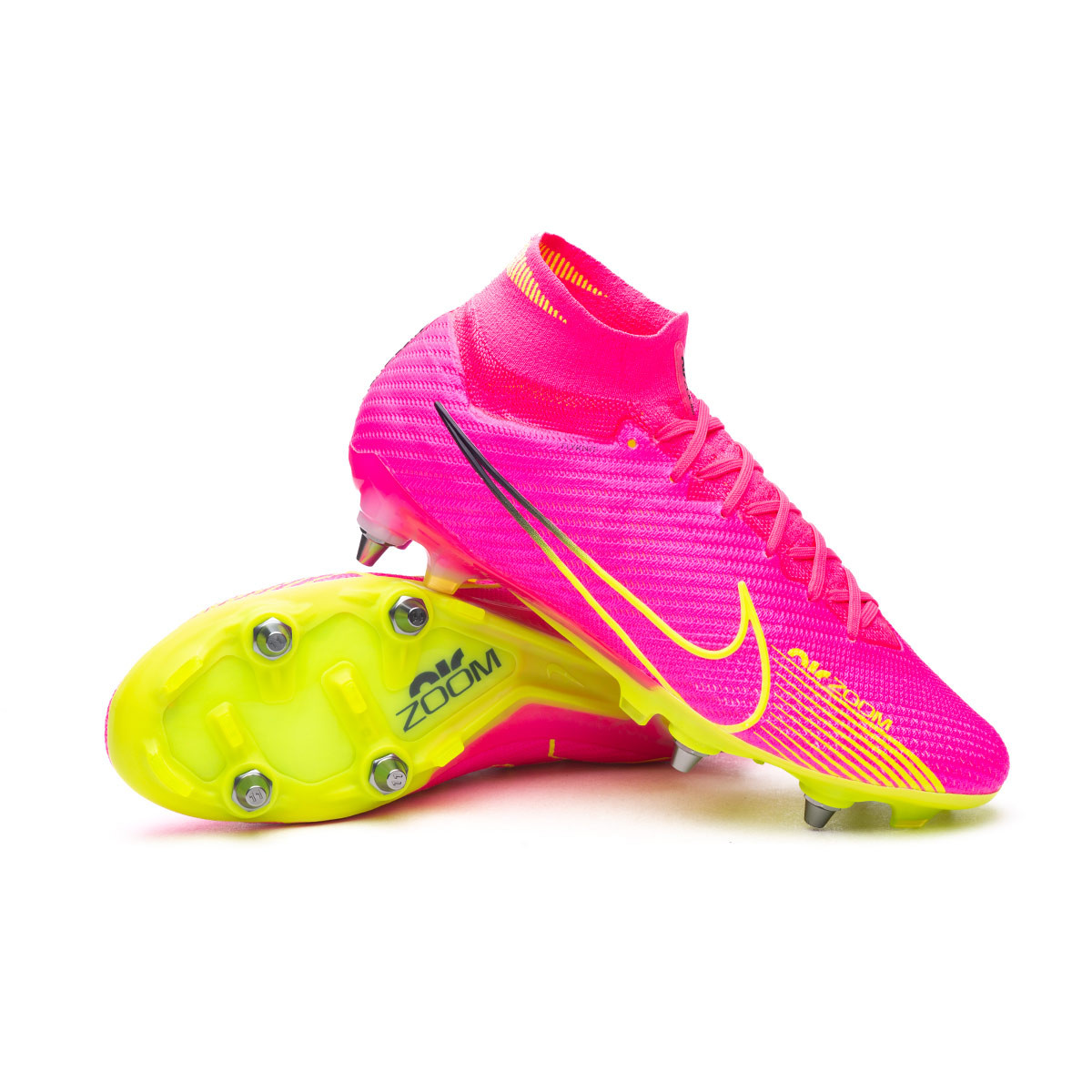 Football Boots Nike Superfly 9 Elite SG-Pro Pink Blast-Volt-Gridiron - Fútbol Emotion