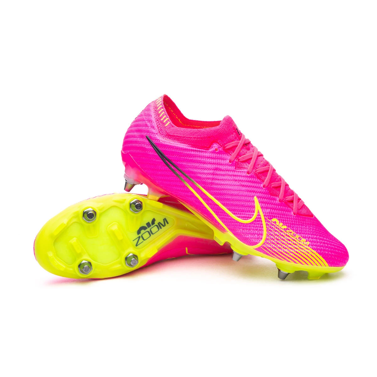 Nike Botas de fútbol Zoom Vapor para Hombre, Pink Blast Volt