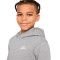 Sudadera Sportswear Club Niño Grey Heather-Sail