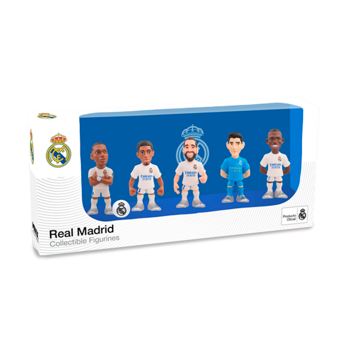 Banbo Toys Pack de Muñecos Minix (7 cm) Real Madrid (5 Unidades