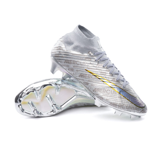 de fútbol Nike Air Zoom Superfly 9 XXV FG Metalic Silver-Volt-Black - Emotion