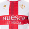 Camiseta SD Huesca Segunda Equipación 2023-2024 Niño White-Red-Gold Metallic