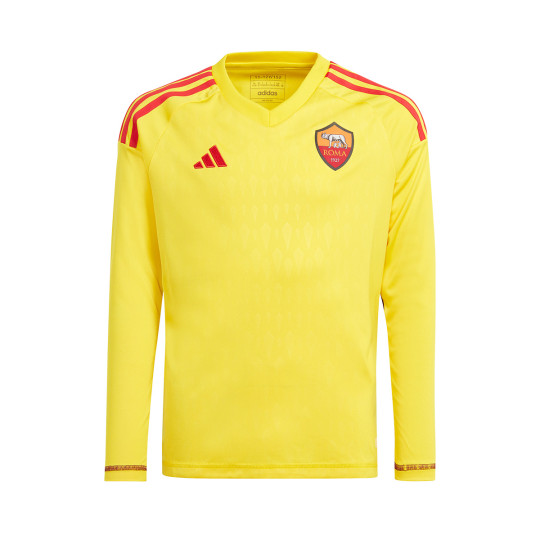 Jersey adidas Kids AS Roma Goalkeeper Home Jersey 20232024 Yellow