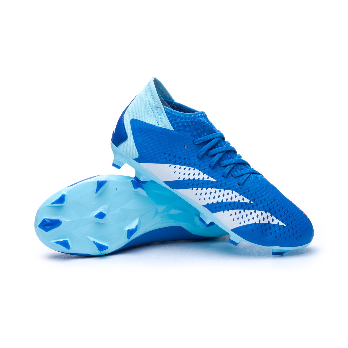 Accuracy.3 Predator Football - Emotion adidas Bright FG white-Bliss blue royal-Ftwr Fútbol Boots