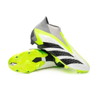 Chuteira Predator Accuracy+ FG Ftwr white-Core black-Lucid lemon
