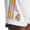 Pantalón corto Real Madrid CF Primera Equipación 2023-2024 White