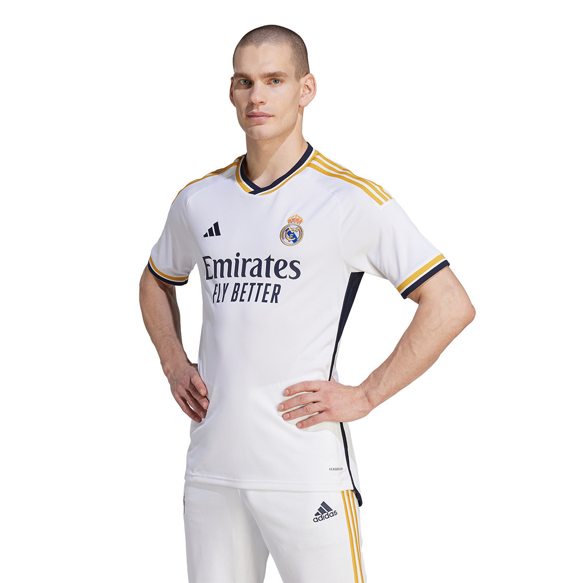 Adidas Men's Real Madrid Home Jersey - White, XL