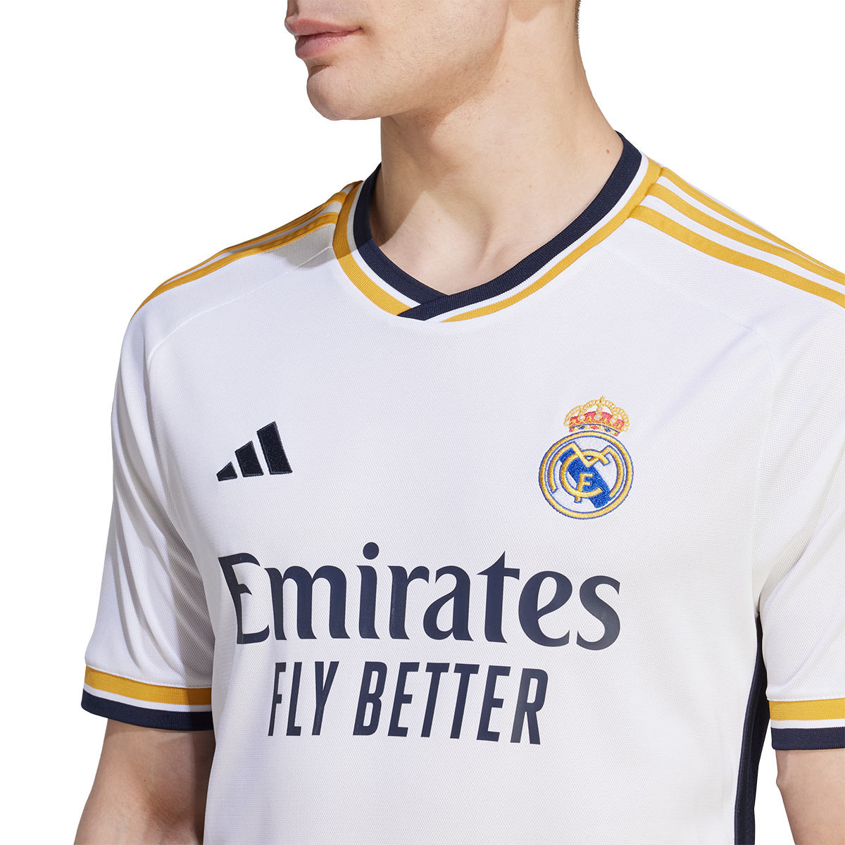 Jersey Adidas Real Madrid Home Jersey 2023 2024 White F tbol Emotion Jersey Adidas Real Madrid Home Jersey 2023 2024 White F tbol Emotion