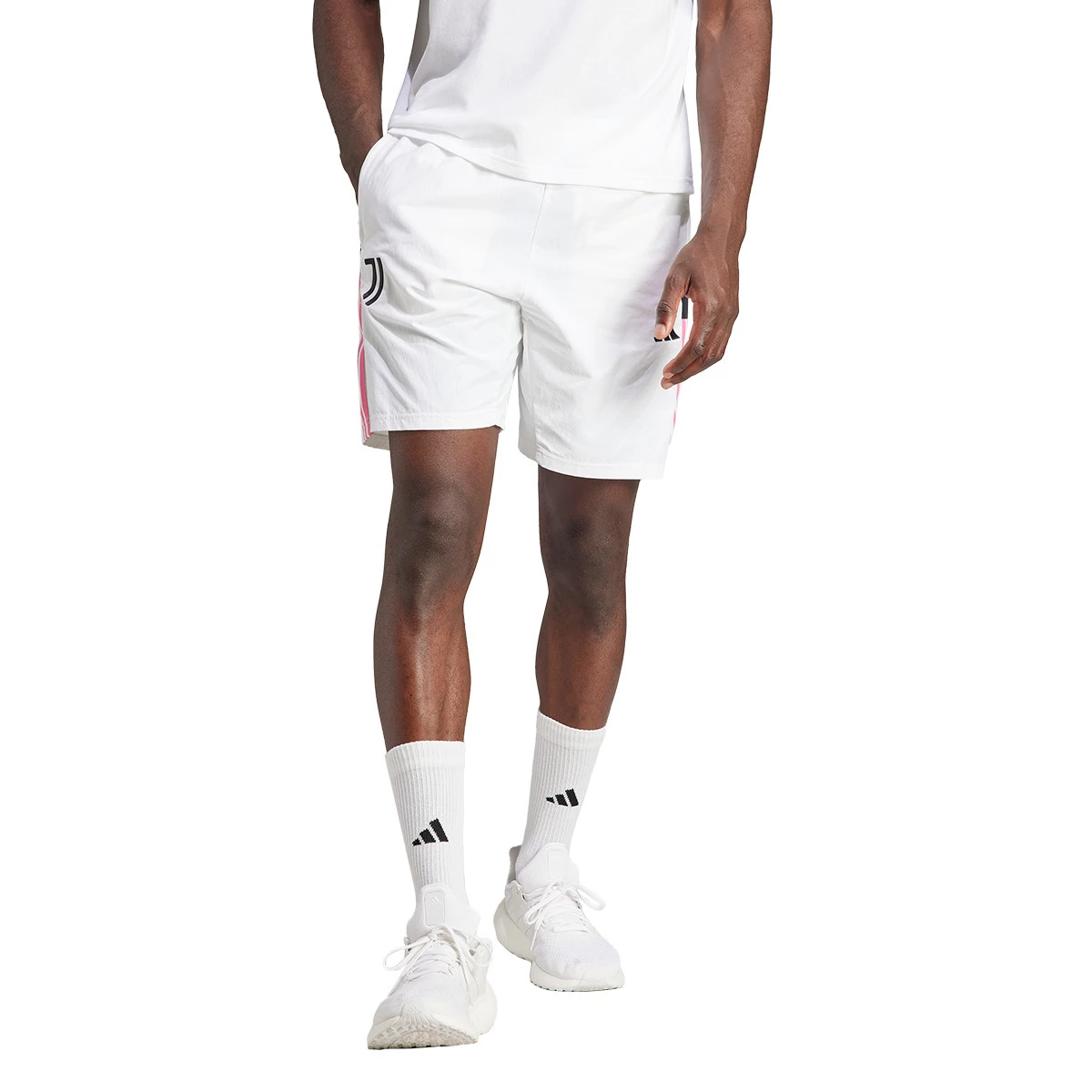 Pantaloncini adidas Juventus FC Fanswear 2023 2024 White Futbol Emotion