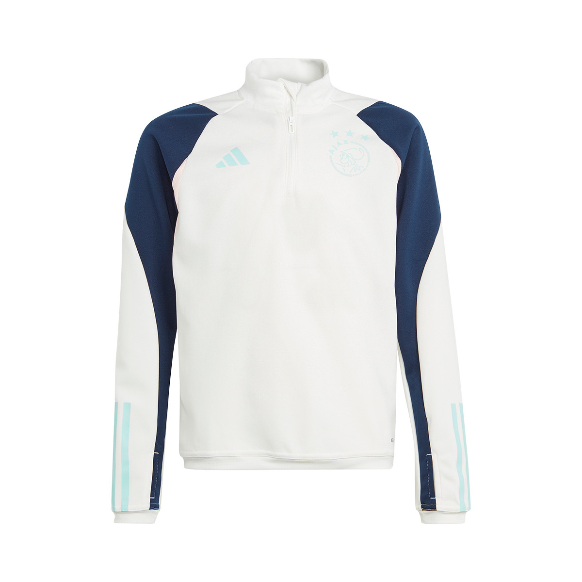 Grommen melk wit Beenmerg Sweatshirt adidas Kids AFC Ajax Training 2023-2024 Core White-Clear Mint -  Fútbol Emotion