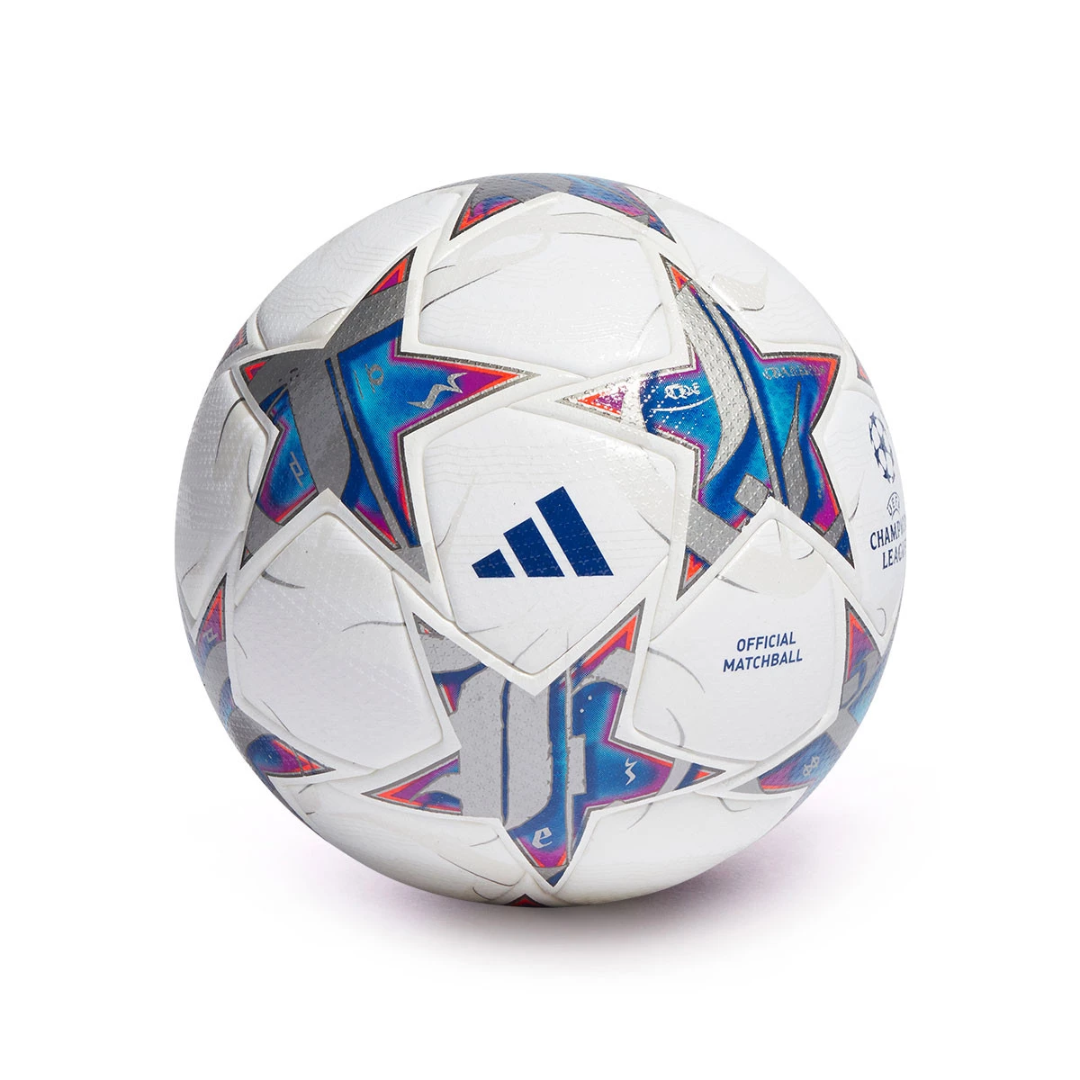 Balón adidas Champions League 2023-2024 Multicolor-Silver met-Bright  cyan-Shock - Fútbol Emotion