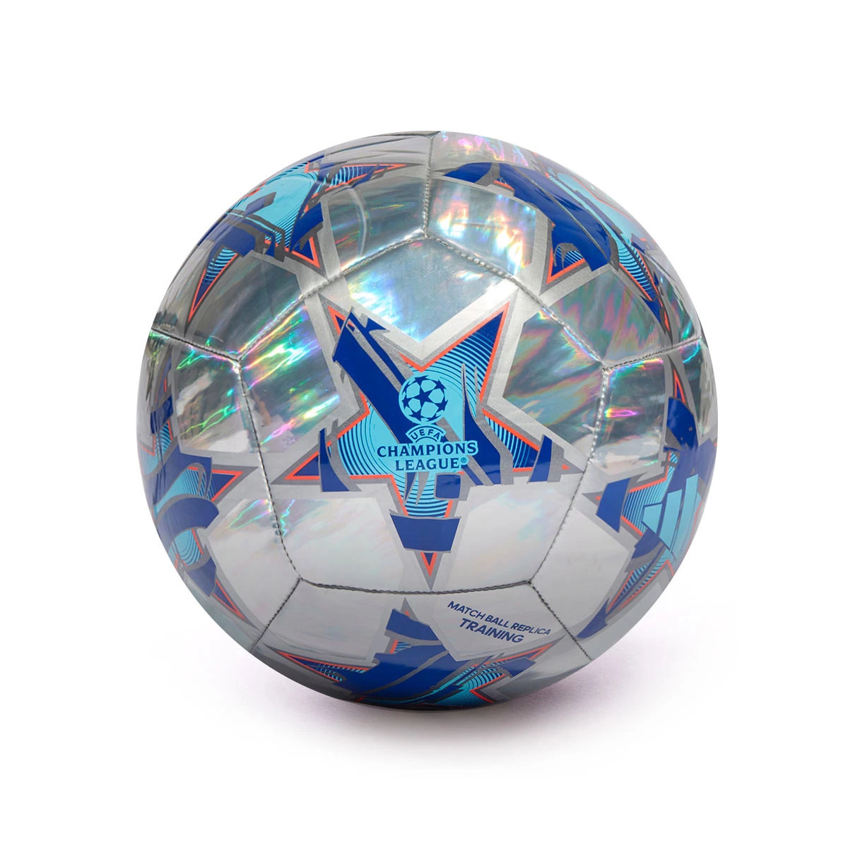 Ball adidas Collection Champions League 2023-2024 Multicolour-Silver  met-Bright cyan-Shock - Fútbol Emotion