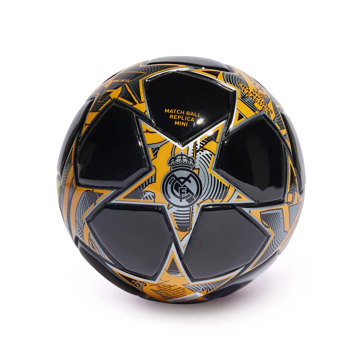 Ball adidas Collection Champions League 2023 2024 black preloved yellow carbon Futbol Emotion