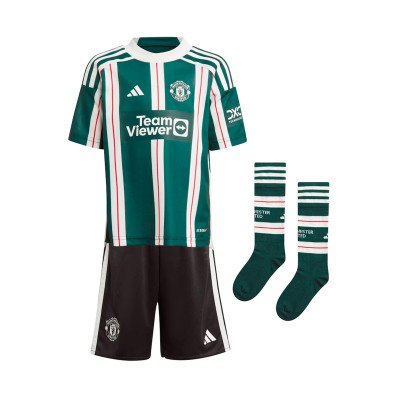 Conjunto Manchester United FC Segundo Equipamento 2023-2024 Criança