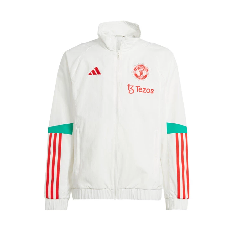 Giacca adidas Manchester United FC Training 2023 2024 Bambino Core White Futbol Emotion