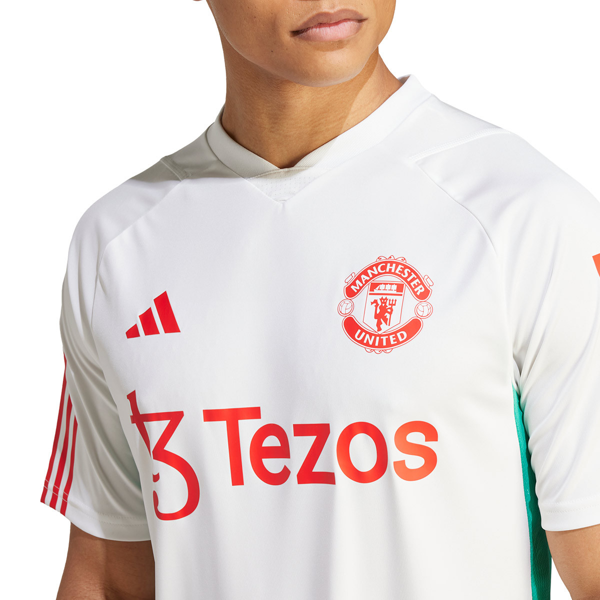 Jersey adidas Manchester United FC Training 20232024 Kern Wit Fútbol