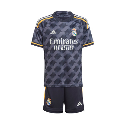 Conjunto Real Madrid Segundo Equipamento 2023-2024 Criança