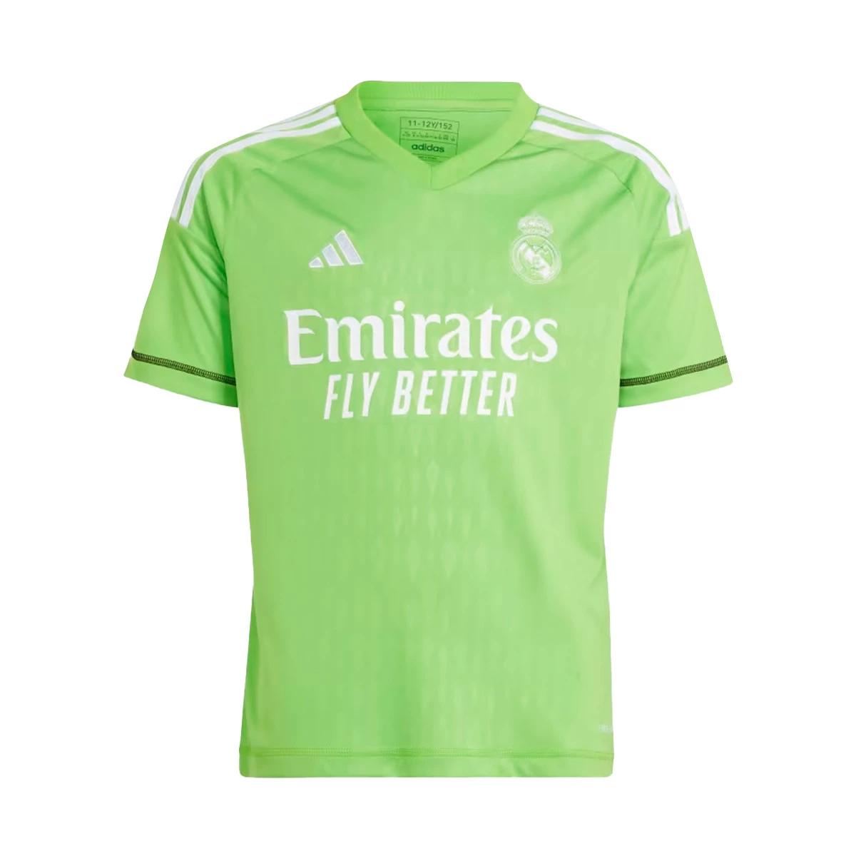 Camiseta adidas Real Madrid CF Primera Equipación Portero 2023-2024 Niño  Semi Sol Green - Fútbol Emotion