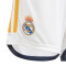 Pantalón corto Real Madrid CF Primera Equipación 2023-2024 Niño White
